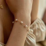 Multi-Pearl Adjustable Bracelet - - Bracelets - Ofina
