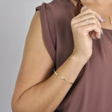 Double Bar Cuff - - Bracelets - Ofina