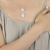 CZ Black Evil Eye Bracelet - - Bracelets - Ofina