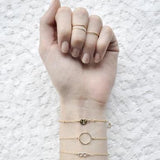 Open Circle Bracelet - - Bracelets - Ofina