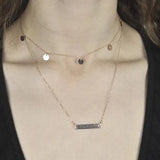 5 Tiny Discs Necklace - - Necklaces - Ofina