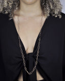 Multi-Interlocking Diamond Cut & Marquise Necklace - - Necklaces - Ofina