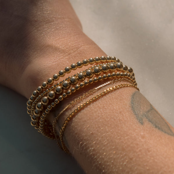 Beaded Stretchy Bracelet - - Bracelets - Ofina
