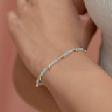 Amazonite & Beaded Nugget Bracelet - - Bracelets - Ofina