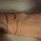 Floral Mother of Pearl Adjustable Bracelet - - Bracelets - Ofina