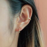 CZ Colorful Middle Ear Cuff - - Earrings - Ofina