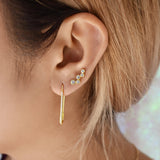 SALE - CZ Mini Ear Crawler - - Earrings - Ofina