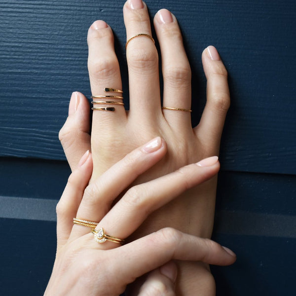 Multi CZ Ring - - Rings - Ofina