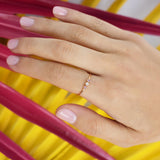 18k Tri Yellow Sapphire and Diamond Ring - - Rings - Ofina