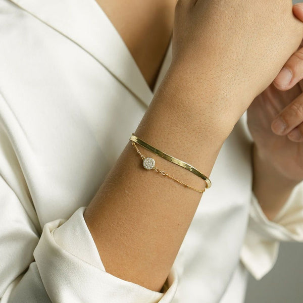 Herringbone Bracelet - - Bracelets - Ofina