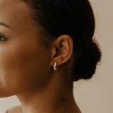Curved Chunky Studs - - Earrings - Ofina
