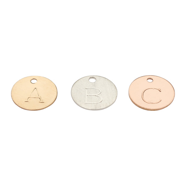 Monogram Charms - Gold / A - Necklaces - Ofina