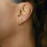Ribbed Thick Huggies - - Earrings - Ofina