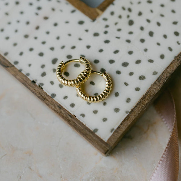 Croissant Huggies - - Earrings - Ofina