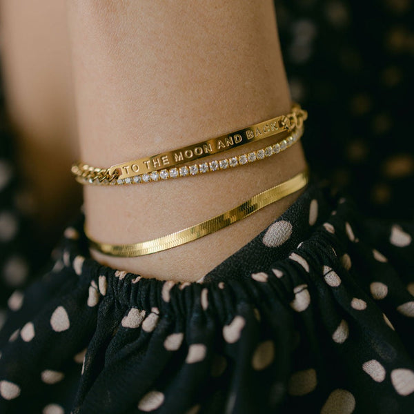 Herringbone Bracelet - - Bracelets - Ofina