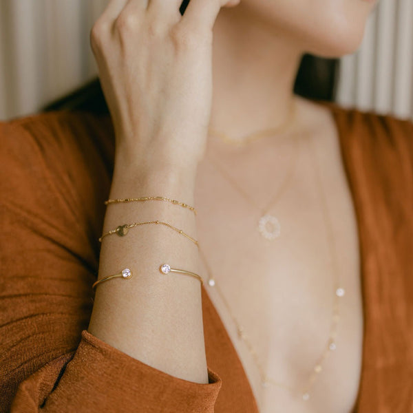 CZ Cuff - - Bracelets - Ofina