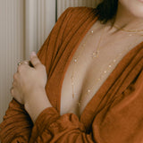 Long CZ Necklace - - Necklaces - Ofina
