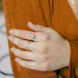 10k Solid Gold Twist Ring - - Rings - Ofina