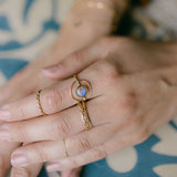 10k Solid Gold Twist Ring - - Rings - Ofina