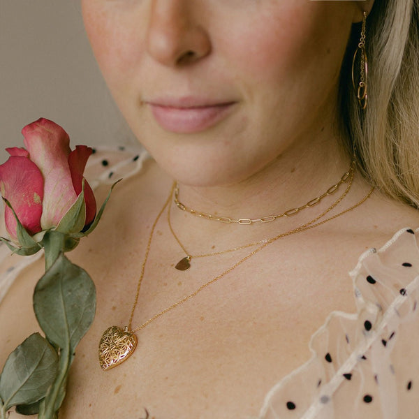 Oval Link Chain Necklace - - Necklaces - Ofina