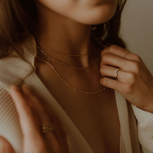 Round Multi-Bar Necklace - - Necklaces - Ofina