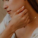 10k Solid Gold Flat Band Ring - - Rings - Ofina