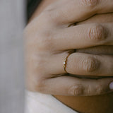 18k Tri Yellow Sapphire and Diamond Ring - - Rings - Ofina