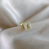 Art Deco CZ Studs - - Earrings - Ofina