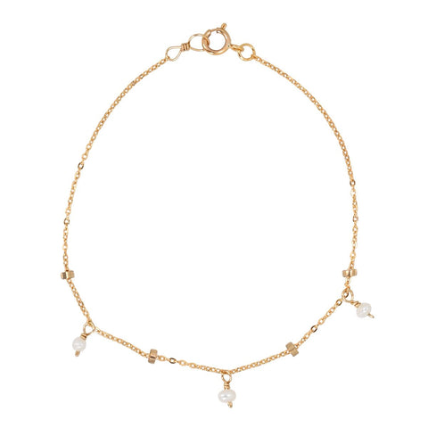 Beaded Pearl Bracelet - - Bracelets - Ofina
