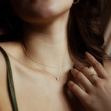 10k Solid Emerald Green Ring - - Rings - Ofina