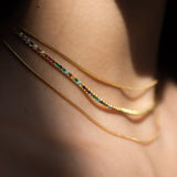 Snake Chain Necklace - - Necklaces - Ofina