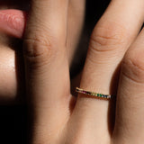 10k Solid Colorful Band Ring - - Rings - Ofina