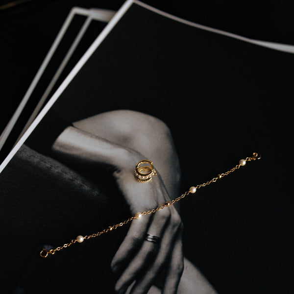 Pearl & Sphere Bracelet - - Bracelets - Ofina