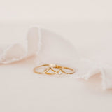 CZ Chevron Ring - - Rings - Ofina