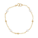 Pearl & Sphere Bracelet - - Bracelets - Ofina