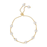 Multi-Pearl Adjustable Bracelet - - Bracelets - Ofina