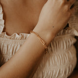 Bold Paperclip Toggle Bracelet - - Bracelets - Ofina