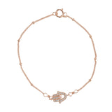 Khamsa Bracelet - Rosegold - Bracelets - Ofina