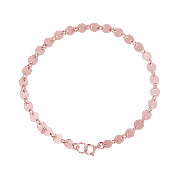 Multi Disc Bracelet - Rosegold - Bracelets - Ofina
