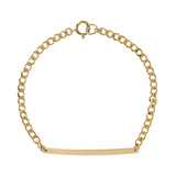 Curb Chain Bar Bracelet - - Bracelets - Ofina