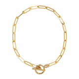 Oval Link Toggle Bracelet - - Bracelets - Ofina