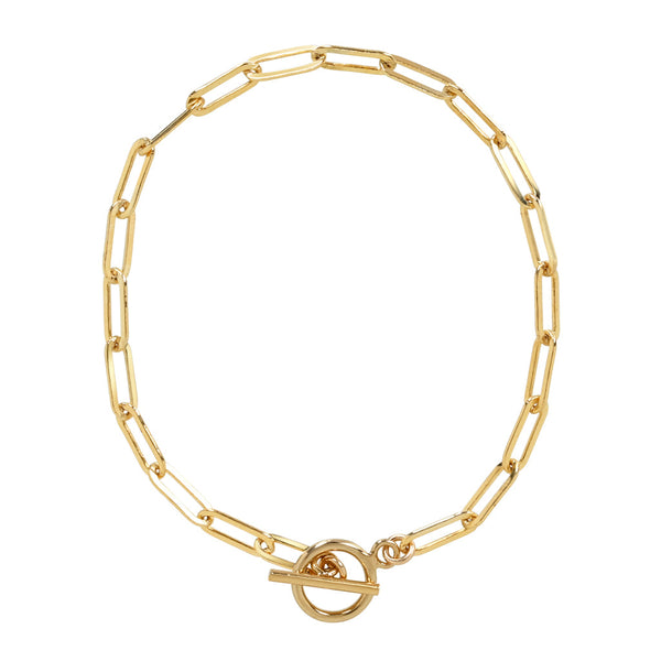 Oval Link Toggle Bracelet - - Bracelets - Ofina