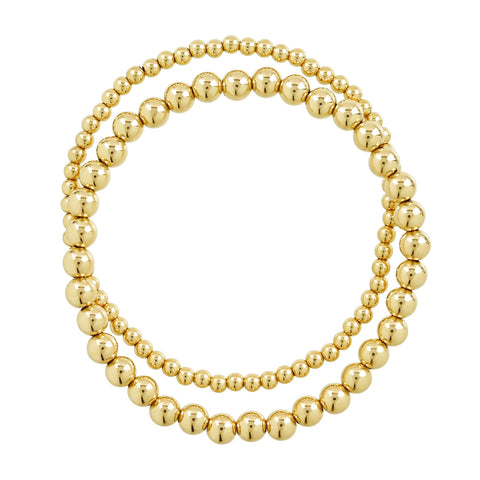 Beaded Stretchy Bracelet - - Bracelets - Ofina