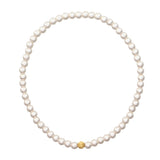 Single Pearl Stretchy Bracelet - - Bracelets - Ofina