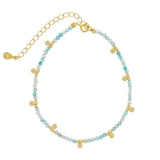 Amazonite & Beaded Nugget Bracelet - - Bracelets - Ofina