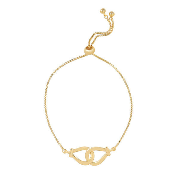 Horseshoe Link Adjustable Bracelet - - Bracelets - Ofina