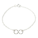 Infinity Bracelet on Regular Chain - Silver - Bracelets - Ofina