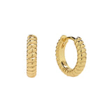 Croissant Huggies - gold - Earrings - Ofina