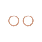 14k Solid Gold Huggies - - Earrings - Ofina
