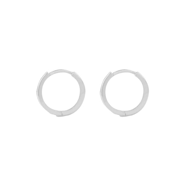 14k Solid Gold Huggies - - Earrings - Ofina